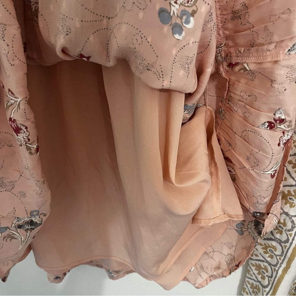 Loft - Spring Floral Flounce Dress - Picture 5 of 7